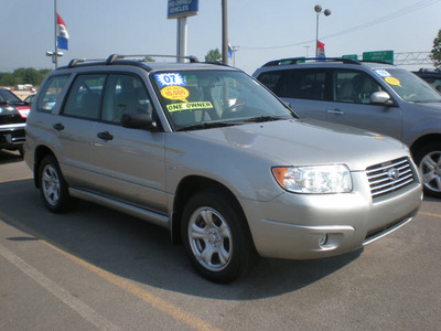 subaru forester 2007 silver suv 2 5 x gasoline 4 cylinders all whee drive automatic 13502