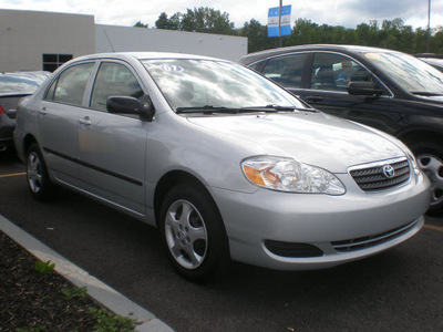 toyota corolla 2007 gray sedan gasoline 4 cylinders front wheel drive automatic with overdrive 13502
