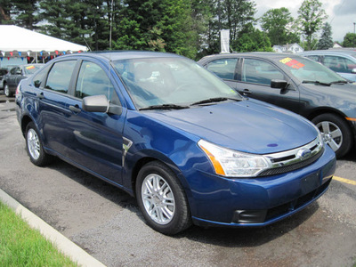 ford focus 2008 blue sedan gasoline 4 cylinders front wheel drive automatic with overdrive 13502