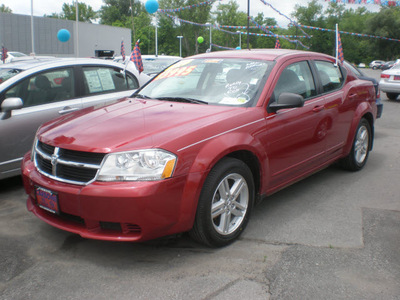 dodge avenger 2008 red sedan sxt 6 cylinders front wheel drive automatic 13502