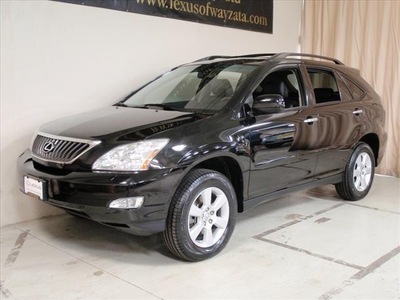 lexus rx 350 2009 black suv awd gasoline 6 cylinders all whee drive automatic 55391