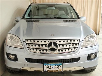 mercedes benz m class 2008 lt  blue suv ml350 4wd navi gasoline 6 cylinders all whee drive automatic 55391