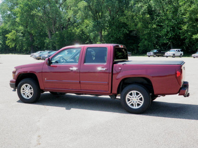 chevrolet colorado 2009 dk  red pickup truck crew cab lt 4x4 gasoline 5 cylinders 4 wheel drive automatic 55318
