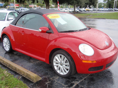 volkswagen new beetle 2008 red se gasoline 5 cylinders front wheel drive automatic 34474