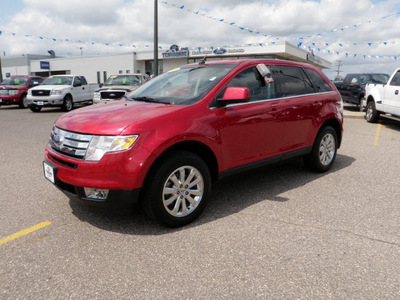 ford edge 2010 red suv limited fwd gasoline 6 cylinders front wheel drive automatic 56301