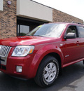 mercury mariner 2008 red suv v6 gasoline 6 cylinders all whee drive automatic 60098