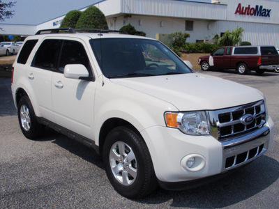 ford escape 2010 white suv limited flex fuel 6 cylinders front wheel drive automatic 34474