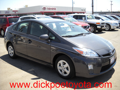 toyota prius 2010 gray hatchback hybrid 4 cylinders front wheel drive automatic 79925