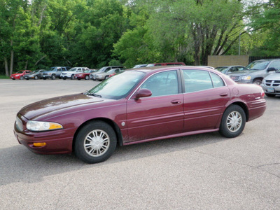 buick lesabre 2002 maroon sedan custom gasoline 6 cylinders front wheel drive automatic with overdrive 55318