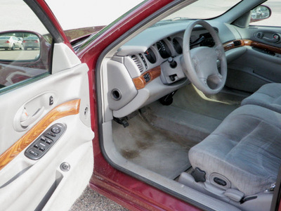 buick lesabre 2002 maroon sedan custom gasoline 6 cylinders front wheel drive automatic with overdrive 55318