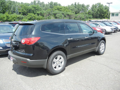 chevrolet traverse 2011 black suv lt gasoline 6 cylinders front wheel drive automatic 55391