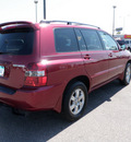 toyota highlander 2007 red suv 4x4 5dr gasoline 6 cylinders all whee drive automatic 56301