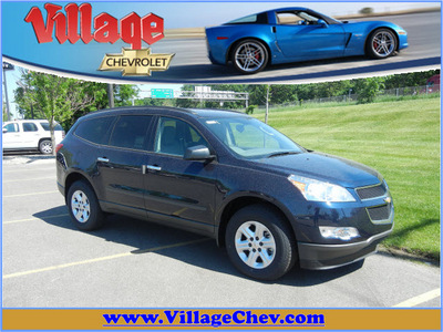 chevrolet traverse 2011 dk  blue suv ls gasoline 6 cylinders front wheel drive automatic 55391