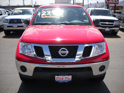 nissan frontier 2010 red gasoline 6 cylinders 2 wheel drive automatic 79925