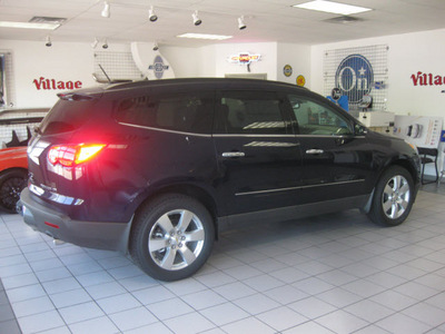 chevrolet traverse 2011 dk  blue suv ltz gasoline 6 cylinders all whee drive automatic 55391