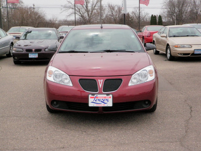 pontiac g6 2008 red sedan gt gasoline 6 cylinders front wheel drive automatic 55318