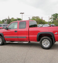 chevrolet silverado 1500 2005 red pickup truck ext 4x4 gasoline 8 cylinders 4 wheel drive automatic 55318