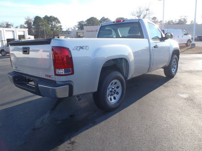 gmc sierra 1500 2011 silver work truck gasoline 6 cylinders 4 wheel drive automatic with overdrive 28557