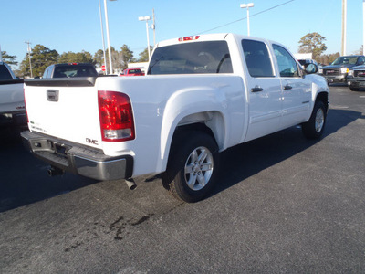 gmc sierra 1500 2011 white sle flex fuel 8 cylinders 2 wheel drive automatic with overdrive 28557