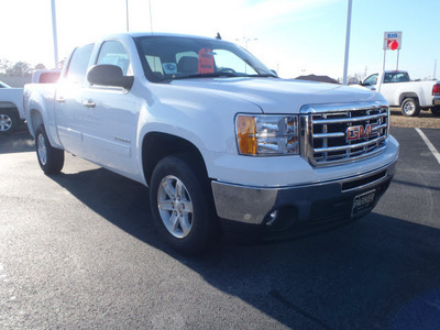 gmc sierra 1500 2011 white sle flex fuel 8 cylinders 2 wheel drive automatic with overdrive 28557