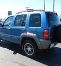 jeep liberty 2003 blue suv freedom edition gasoline 6 cylinders rear wheel drive automatic with overdrive 55420