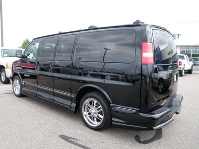 chevrolet express g1500 2008 black van explorer conversion 8 cylinders automatic 55313