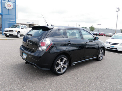 pontiac vibe 2009 black wagon gt sunroof gasoline 4 cylinders front wheel drive automatic 55313