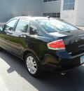 ford focus 2010 black sedan sel gasoline 4 cylinders front wheel drive automatic with overdrive 55448