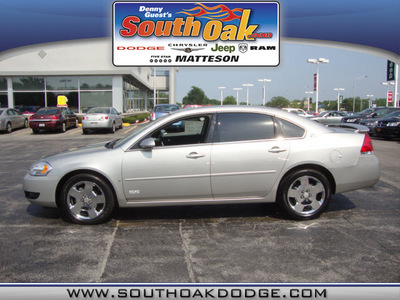chevrolet impala 2008 silver sedan ss gasoline 8 cylinders front wheel drive automatic 60443