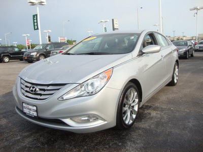 hyundai sonata 2011 silver sedan gasoline 4 cylinders front wheel drive automatic 60443