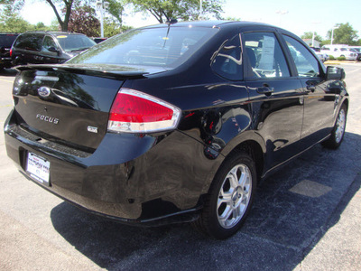 ford focus 2008 black sedan ses gasoline 4 cylinders front wheel drive automatic with overdrive 60443