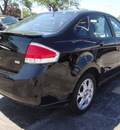 ford focus 2008 black sedan ses gasoline 4 cylinders front wheel drive automatic with overdrive 60443