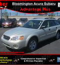 subaru outback 2007 beige wagon outback gasoline 4 cylinders all whee drive shiftable automatic 55420