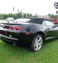 chevrolet camaro convertible 2011 black ss gasoline 8 cylinders rear wheel drive 6 speed automatic 55313