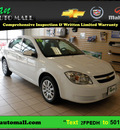 chevrolet cobalt 2010 white sedan lt gasoline 4 cylinders front wheel drive 4 speed automatic 55313