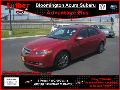 acura tl 2008 dk  red sedan type s w navi gasoline 6 cylinders front wheel drive automatic 55420