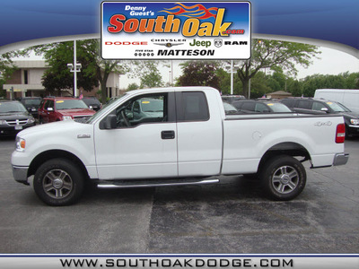 ford f 150 2008 white styleside xlt flex fuel 8 cylinders 4 wheel drive automatic 60443
