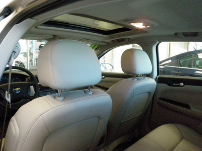 chevrolet impala 2011 silver sedan ltz leather sunroof flex fuel 6 cylinders front wheel drive 4 speed automatic 55313