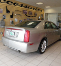 cadillac sts v 2008 silver sedan leather sunroof nav gasoline 8 cylinders rear wheel drive shiftable automatic 55313