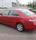 toyota camry 2011 red sedan le gasoline 4 cylinders front wheel drive automatic 55448