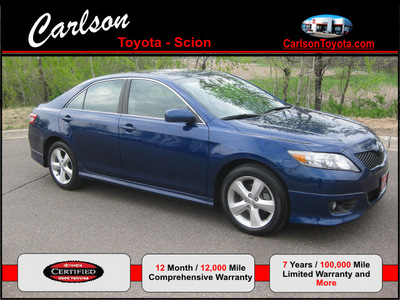 toyota camry 2010 dk  blue sedan se 4 cylinders front wheel drive automatic 55448
