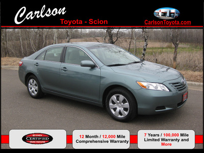 toyota camry 2009 green sedan le gasoline 4 cylinders front wheel drive automatic 55448