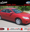 toyota camry 2010 red sedan le 4 cylinders front wheel drive automatic 55448