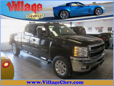 chevrolet silverado 3500hd 2011 black ltz diesel 8 cylinders 4 wheel drive automatic with overdrive 55391