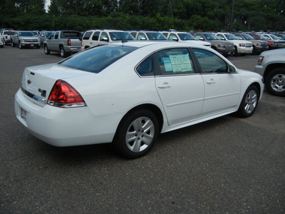 chevrolet impala 2011 white sedan ls flex fuel 6 cylinders front wheel drive automatic 55391
