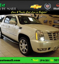 cadillac escalade esv 2011 white suv luxury flex fuel 8 cylinders all whee drive 6 speed automatic 55313