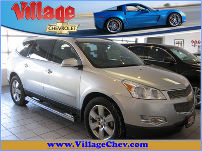 chevrolet traverse 2011 silver ltz gasoline 6 cylinders all whee drive automatic 55391