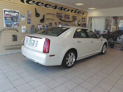cadillac sts 2011 white v6 luxury gasoline 6 cylinders automatic 55313