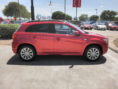 mitsubishi outlander sport 2011 dk  red wagon gasoline 4 cylinders front wheel drive automatic 78238