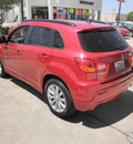 mitsubishi outlander sport 2011 dk  red wagon gasoline 4 cylinders front wheel drive automatic 78238